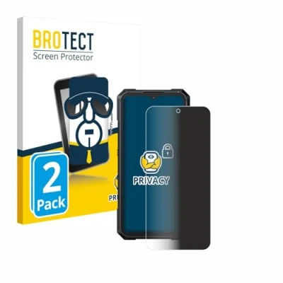 Abbildung von BROTECT (2 Stück Anti Spy Blickschutzfolie für Cubot KingKong X Privacy Screen Protector [Displayschutz Folie, Sichtschutz, Blaulichtfilter]