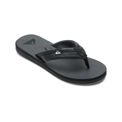 Abbildung von Quiksilver Carver Squish Zehentrenner black, Herren, Größe: 40, Black Kunststoff