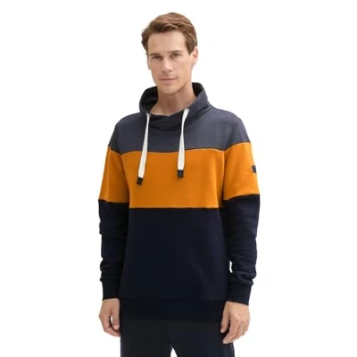 Abbildung von TOM Tailor Sweatshirt, Herren, Größe: 3XL, Sky captain blue white melange