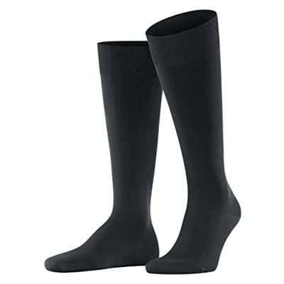 Abbildung von FALKE Herren Ultra Energizing M KH Baumwolle mit Kompression 1 Paar Kniestrümpfe, Schwarz (Black 3000) Wadenumfang W4, 43 44