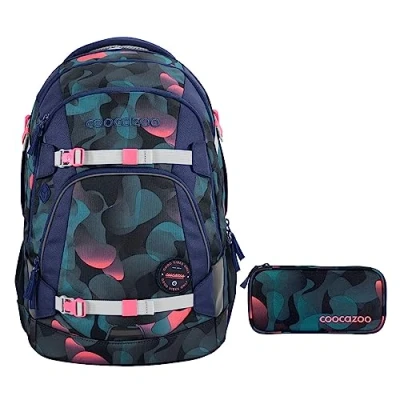 Abbildung von coocazoo Schulranzen Schulrucksack Set MATE Cloudy Peach 2 teilig (Rucksack, Mäppchen), ergonomisch, reflektiert, Körpergröße: 135 180 cm