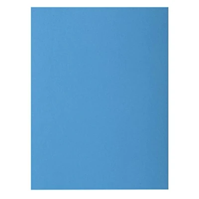 Abbildung von Exacompta 217119E 10er Pack Aktendeckel ROCKS aus extra starkem Karton für DIN A4 blau Hefter ideal das Büro und Schule die mobile Organisation