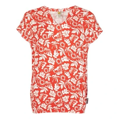 Abbildung von ROADSIGN australia T Shirt Sunset Paradise (1, 1 tlg., 1) tropisches Print mit floralem Design