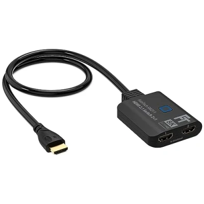 Abbildung von FeinTech HDMI Splitter SW211, Bi direktionaler Switch 2 In 1 Out, 4K 120Hz 8K VRR