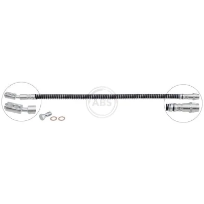 Abbildung von A.B.S. SL 6129 Bremsschläuche 440 BANJO 10.0 mm VOLKSWAGEN: Touareg I