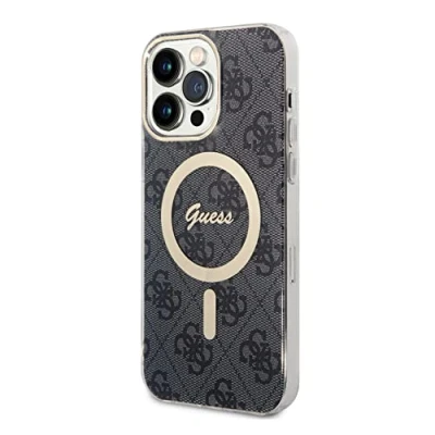 Abbildung von GUESS 4G MagSafe Case for iPhone 14 Pro Max (6,7) Grey GUHMP14XH4STK