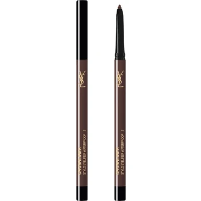 Abbildung von Yves Saint Laurent Crush Liner 0,4 g N&deg;2 Brun Universel