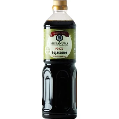 Abbildung von Shibanuma Ponzu Soße Sojasoße mit Yuzu aus Japan Weniger salzig 1 x l
