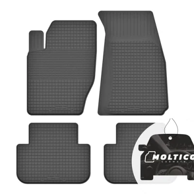 Abbildung von Gummimatten mit Rand Auto Fußmatten Gummi Automatten Passgenau 4 teilig Set passend für Peugeot 107 2005 2014