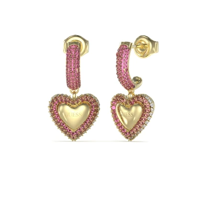 Abbildung von GUESS Damen Ohrringe Gold/Rosa JUBE05010JWYGPKT U