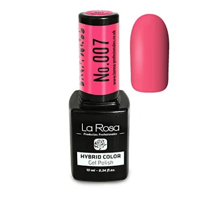 Abbildung von La Rosa UV LED Hybrid Gel Nagellack Nr. 007, 10 ml Magenta