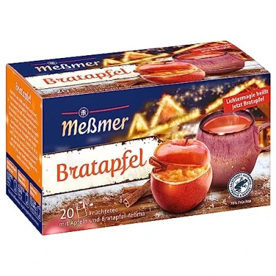 Abbildung von Meßmer Bratapfel 20 Teebeutel Glutenfrei Laktosefrei Vegan