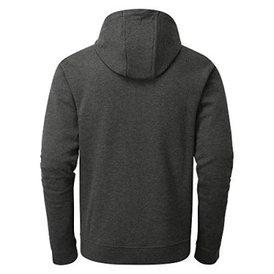 Abbildung von Dare 2b Herren Modulus Full Length Zip Handwarmer Pockets Adjustable Drawcord Hood Hoodie Strickwaren, Anthrazitgrau, XXS