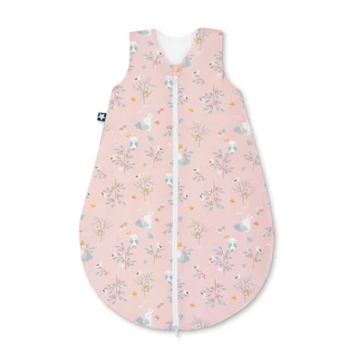 Abbildung von Julius Zöllner Baby Ganzjahresschlafsack aus 100% Baumwolle, Größe 70 , 6 12 Monate, Standard 100 by OEKO TEX, made in Germany, Rosalie