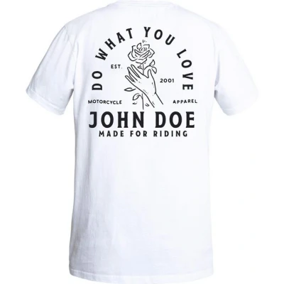 Abbildung von John Doe T Shirt Rose weiß M