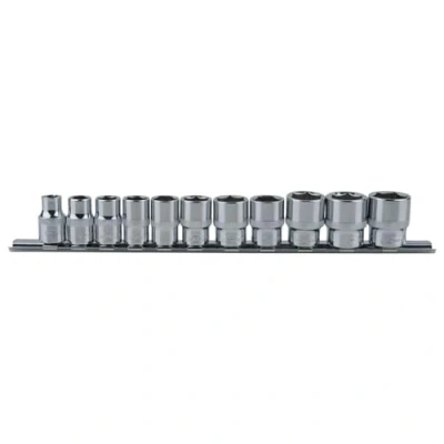 Abbildung von KS Tools 918.0608 3/8&quot; CHROMEplus 6 kant Stecknuss Satz, 11 tlg. 8 19mm