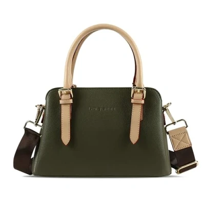 Abbildung von bugatti Ella Handtasche für Damen Klein, kleine Frauen Tasche, Damenhandtasche in olive