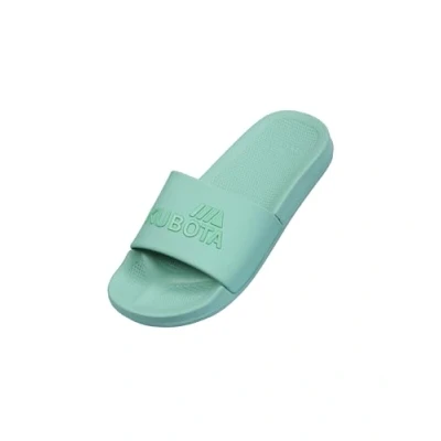 Abbildung von Kubota Badelatschen Damen für Sauna Strand und Badeschuhe Badeschlappen Dusch Wasserdicht Badesandalen Salbeifarbe 37