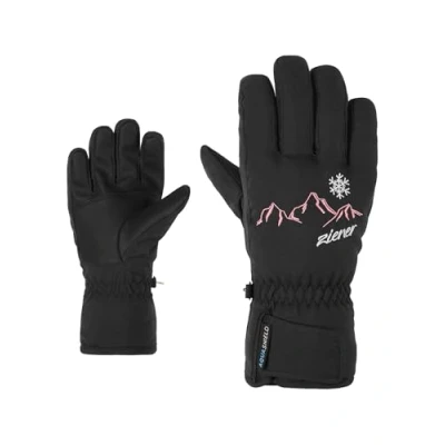 Abbildung von Ziener Kinder LAILLA Ski Handschuhe/Wintersport wasserdicht, PFC frei, Black, 3