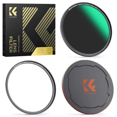 Abbildung von K&amp;F Concept ND Filter 62mm Graufilter ND64 (6 Stop) Magnetisches mit Objektivdeckel