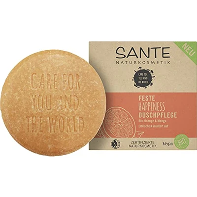 Abbildung von SANTE Feste Duschseife Orange &amp; Mango Happiness Duschpflege 80g