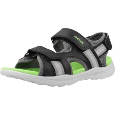 Abbildung von Geox J VANIETT Boy B Sandal, Black/Green, 31 EU