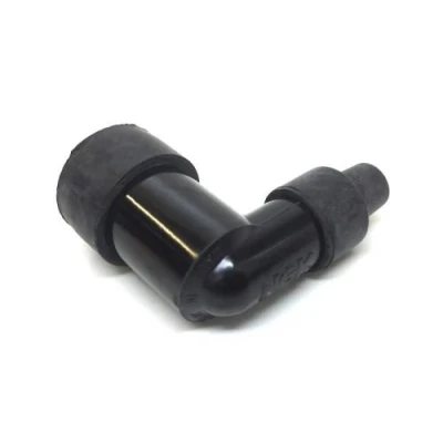Abbildung von Streetparts24® Zündkerzenstecker 90 Grad ohne Widerstand NGK LZFH LZ FH nicht entstört für Roller Scooter Motorroller Mofa Moped Mokick
