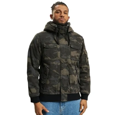 Abbildung von Brandit Bronx Übergangsjacke, Herren, Größe: Large, Darkcamo