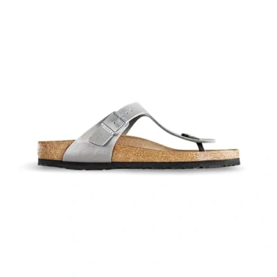 Abbildung von Birkenstock Arizona BF Regular Hausschuh, Damen, Größe: 37, Silver Schuhe