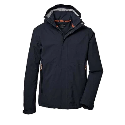 Abbildung von killtec Herren Funktionsjacke/Outdoorjacke mit abzippbarer Kapuze KOS 53 MN JCKT, dunkelnavy, 3XL, 41333 000