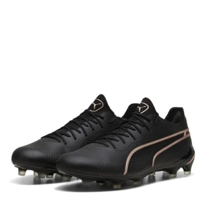 Abbildung von Puma KING Ultimate FG/AG Fußballschuh Nocken, Herren, Größe: 44, Black/copper rose Schuhe