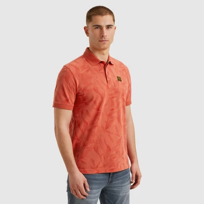 Abbildung von PME Legend MIT Garmentdyewaschung Poloshirt, Herren, Größe: Medium, Etruscan red