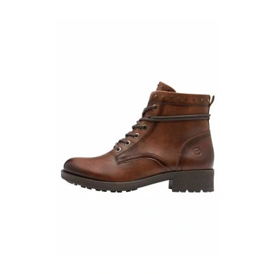 Abbildung von Tamaris Cowboy/Bikerstiefelette, Damen, Größe: 36, Cognac Schuhe