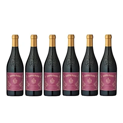 Abbildung von Doppio Passo Appassimento Primitivo Vino Passito Rotwein Wein trocken IGT Italien (6 Flaschen)