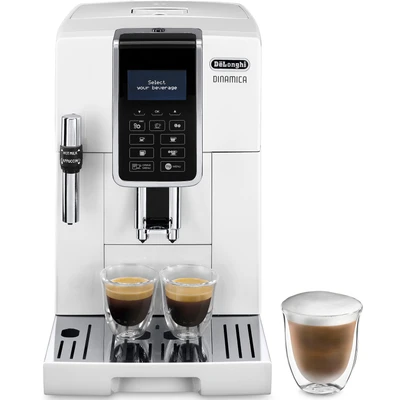 Abbildung von DeLonghi Kaffeevollautomat &quot;Dinamica ECAM 350.35.W&quot;, großer 1.8l Wassertank