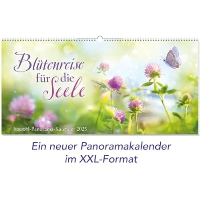 Abbildung von Blütenreise für die Seele 2025: Panoramakalender