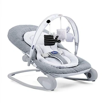 Abbildung von Chicco Babywippe Hoopla, Titanium, mit Spielbogen