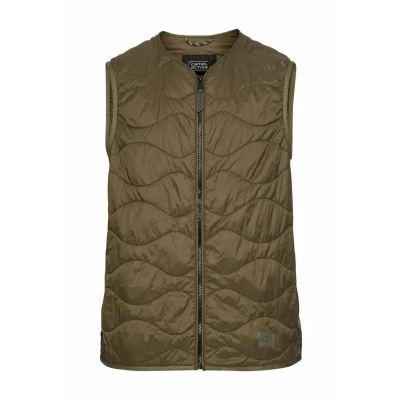 Abbildung von camel active Outdoor AUS Recyceltem Weste, Herren, Größe: 48, Dusty khaki