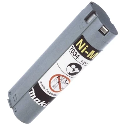 Abbildung von Makita Ni MH 7034 9.6V, Akku, Nickel Metallhydrid (NiMH), 2,6 Ah, 7,2 V, Grau, 1 Stück(e)