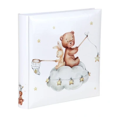 Abbildung von IDEAL TREND Fotoalbum Cat &amp; Bears 30x30 cm 100 weiße Seiten Baby Kinder Foto Album