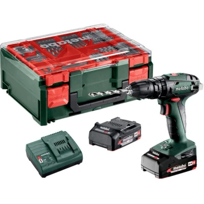 Abbildung von metabo Akku Schlagbohrschrauber SB 18 Set, V, Mobile Werkstatt 2 x Ah Li Ion im Kunststoffkoffer