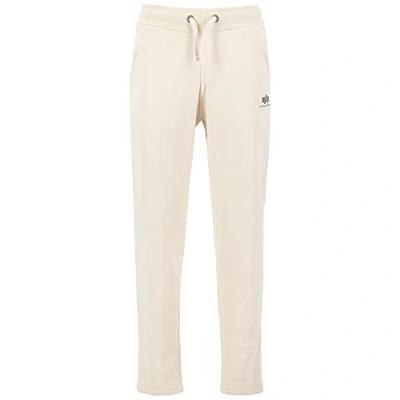 Abbildung von Alpha Industries Basic Jogger Jogginghose, Herren, Größe: Medium, Jet stream white