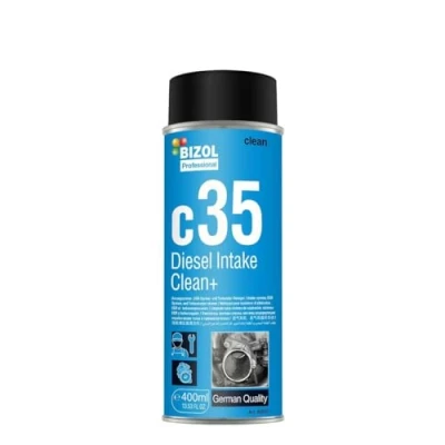 Abbildung von BIZOL Diesel Intake Clean+ C35 Turbolader Reiniger 400ml, AGR zur Reinigung von Luftansaugsystemen, reduziert Kraftstoffverbrauch