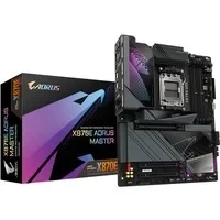 Abbildung von GIGABYTE X870E AORUS Master Mainboard Unterstützt AMD Ryzen 9000 CPUs, 16+2+2 Phasen Digital VRM, bis zu 8200MHz DDR5 (OC), 4xPCIe 5.0 + 4xM.2, Wi Fi 7, 5GbE LAN, USB 3.2 Gen 2x2