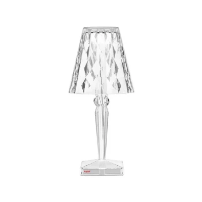 Abbildung von Kartell Big Battery, Table Lamp, Glasklar, Direktstromversorgung