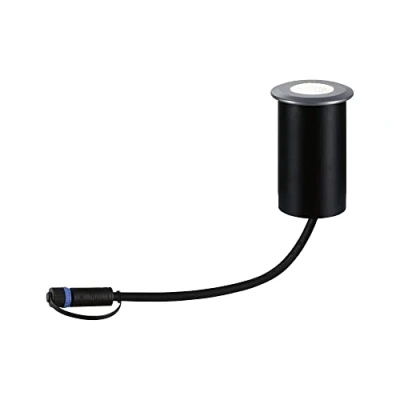 Abbildung von Paulmann LED Einbauleuchte &quot;Plug&amp;Shine&quot;, 1 flammig, Leuchtmittel Modul fest integriert, Modul, 7W IP65 230V 3000K Alu Grey
