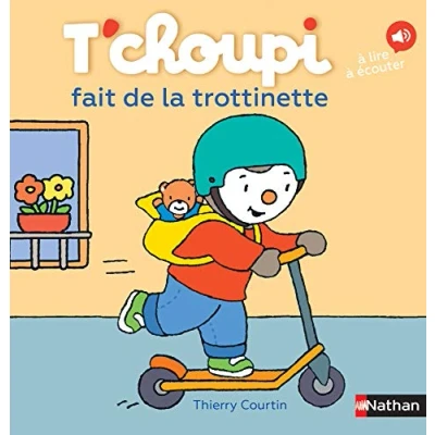 Abbildung von T&#039;choupi fait de la trottinette Dès 2 ans
