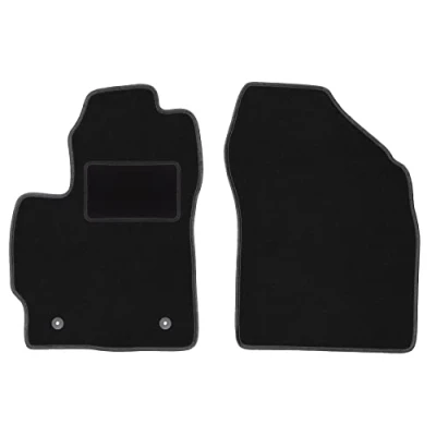 Abbildung von Wielganizator Automatte Passend für Toyota Auris I Schrägheck 2007 2012 Velours Autozubehör Auto Fußmatten Fußmatte 2 teilig schwarz
