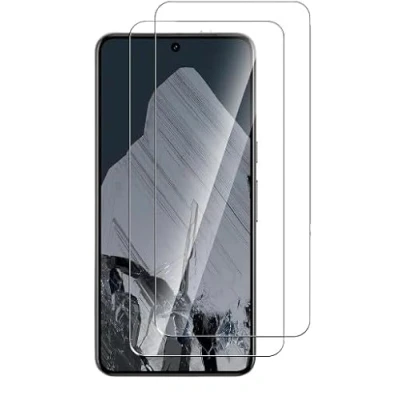 Abbildung von Cracksin [2 Stück] Schutzglas kompatibel mit Google Pixel 8 Pro Panzerfolie Schutzfolie Verbundglas Displayglas Echt Hart Tempered Glass 9H Härte Glas