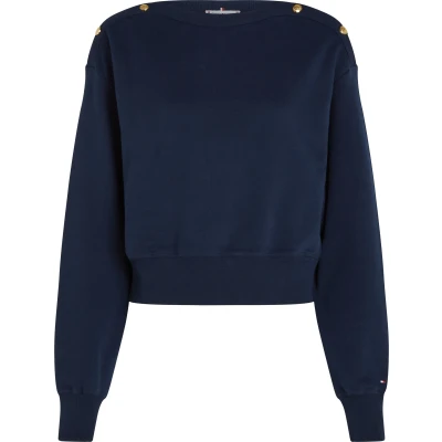 Abbildung von Tommy Hilfiger Curve Sweatshirt, Damen, Größe: 52, Dark night navy